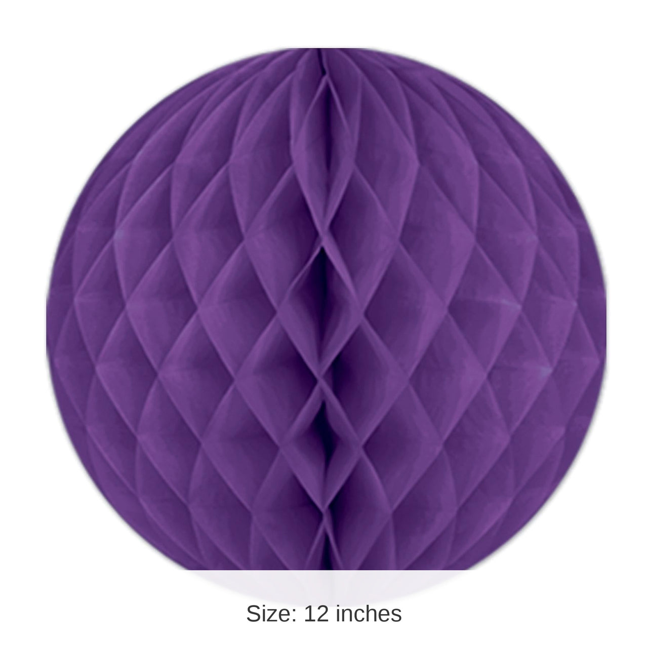 24 Pack Bulk Party Tissue Ball - purple