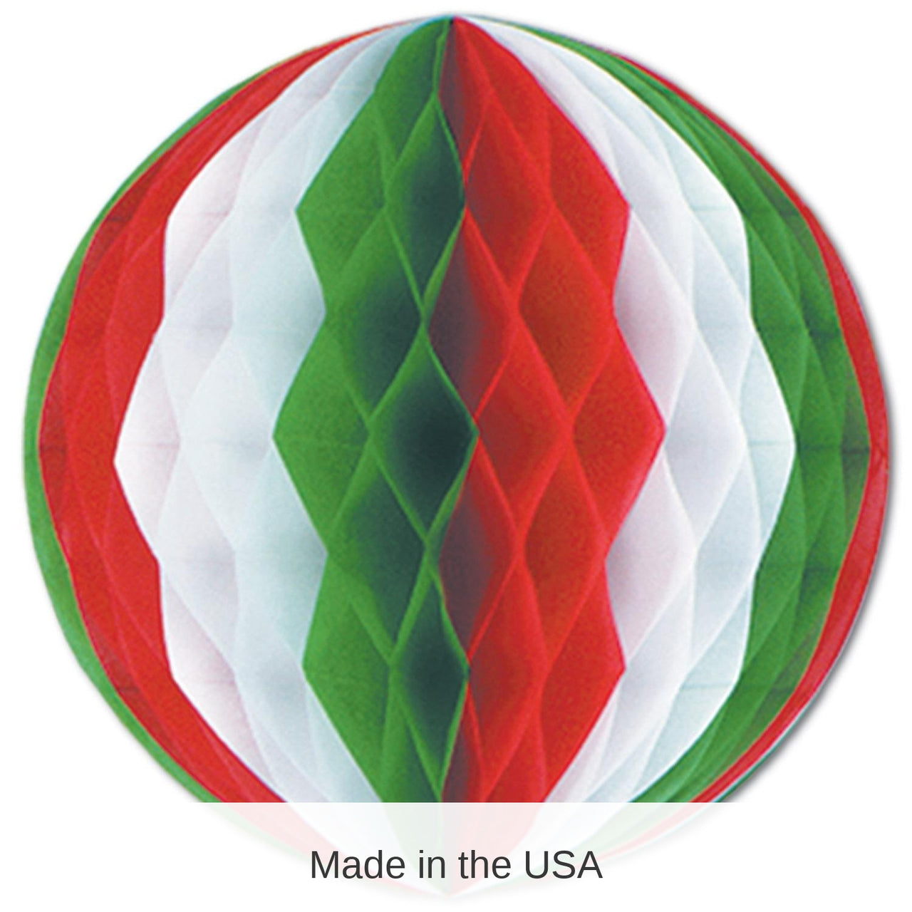 24 Pack Bulk Fiesta Tissue Ball - red - white - green