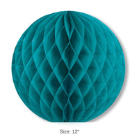 24 Pack Bulk Party Tissue Ball - turquoise
