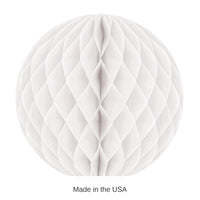 24 Pack Bulk 12 Inch- Party Tissue Ball - White