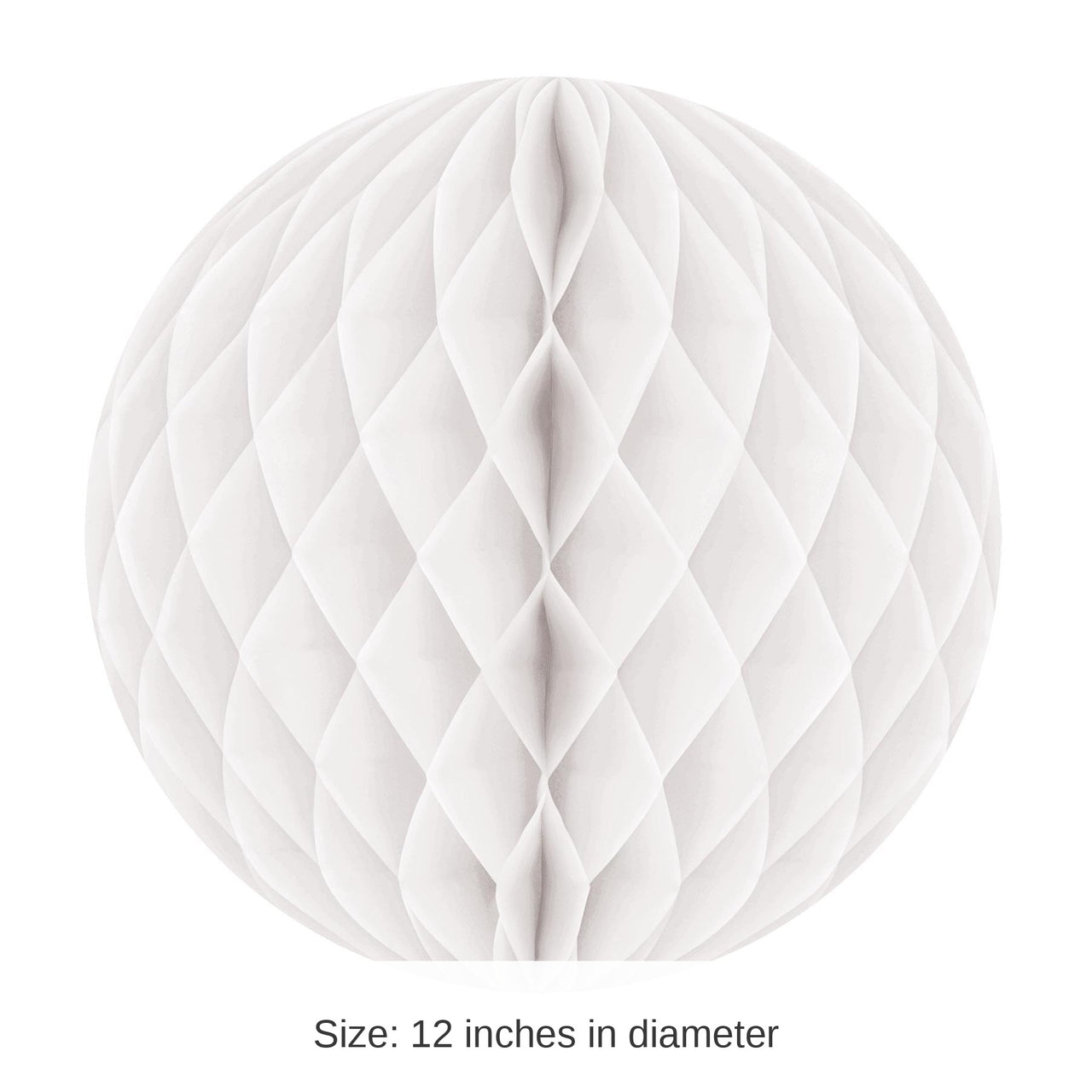 24 Pack Bulk 12 Inch- Party Tissue Ball - White