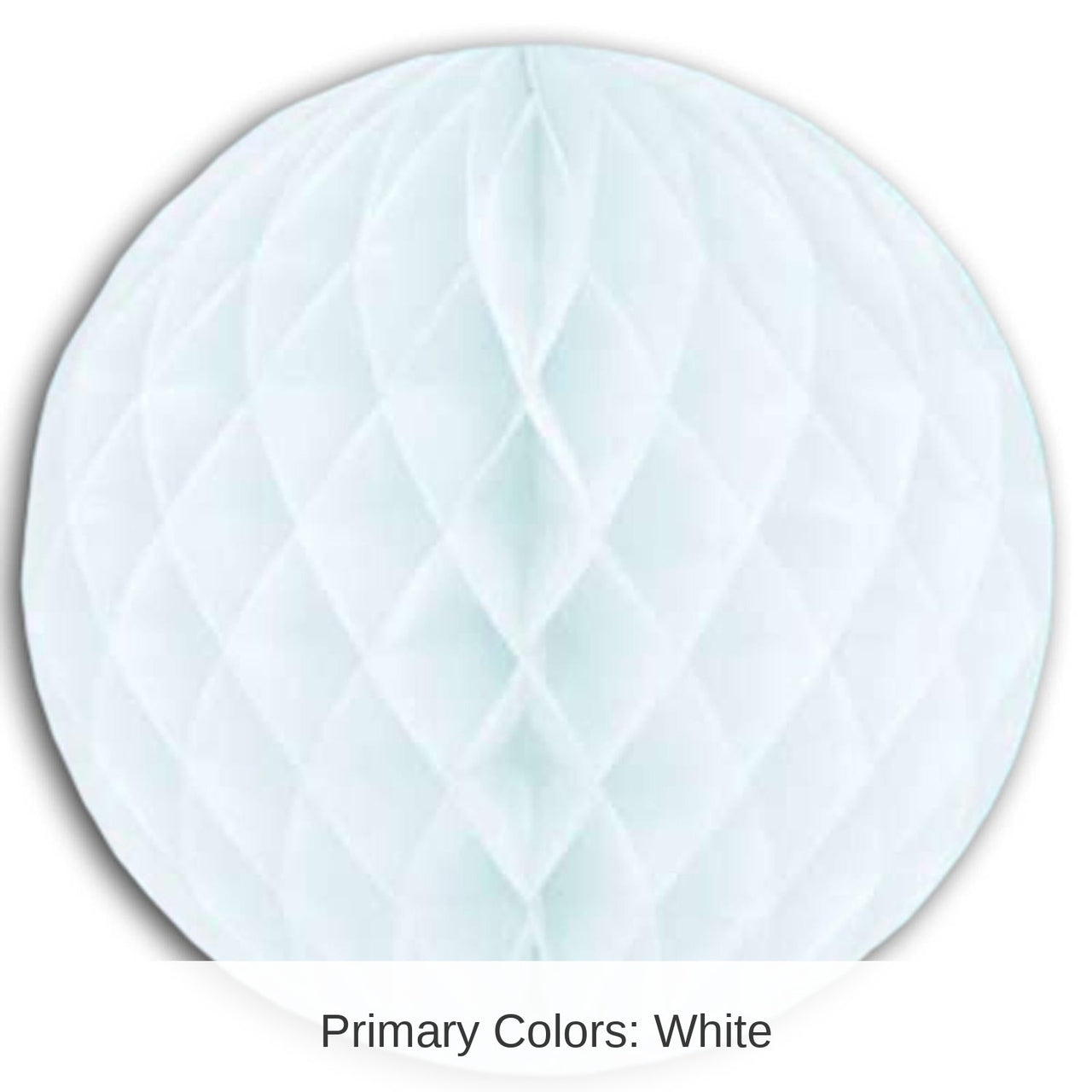 12 Pack Bulk 19 Inch- Party Tissue Ball - white