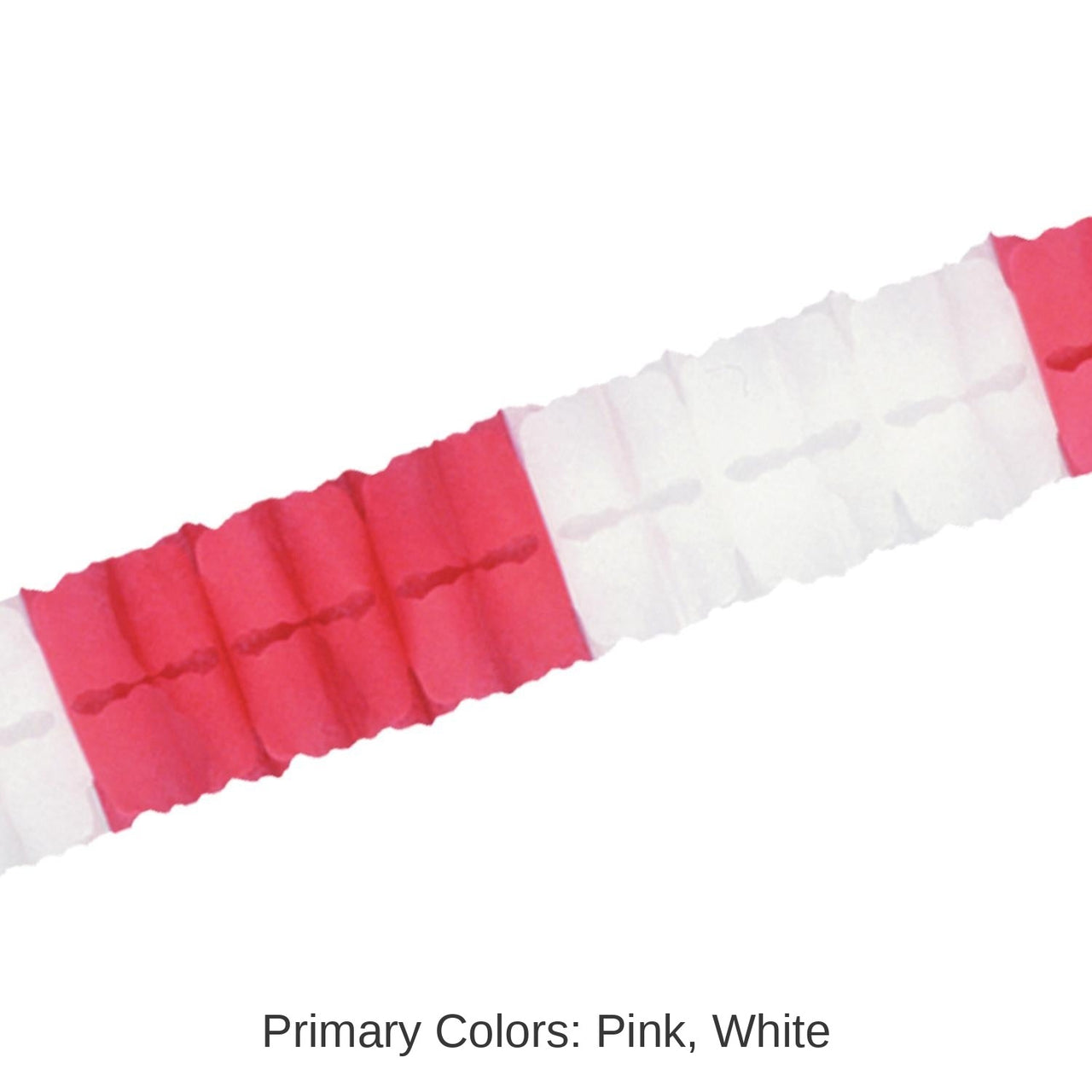 24 Packs Bulk Valentine's Day Leaf Garland - red/white