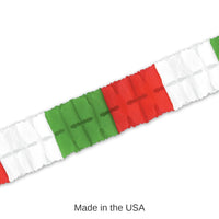 24 Packs Bulk Fiesta Leaf Garland - red - white - green