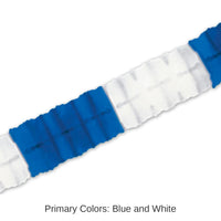 12 Pack Bulk Oktoberfest Packaged Leaf Garland - blue/white