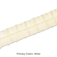 12 Pack Bulk Packaged Party Leaf Garland - ivory