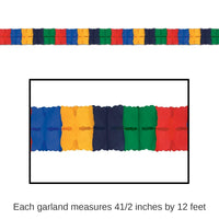12 Pack Bulk Packaged Leaf Party Garland - international