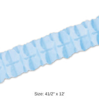 12 Pack Bulk Packaged Party Leaf Garland - Light blue