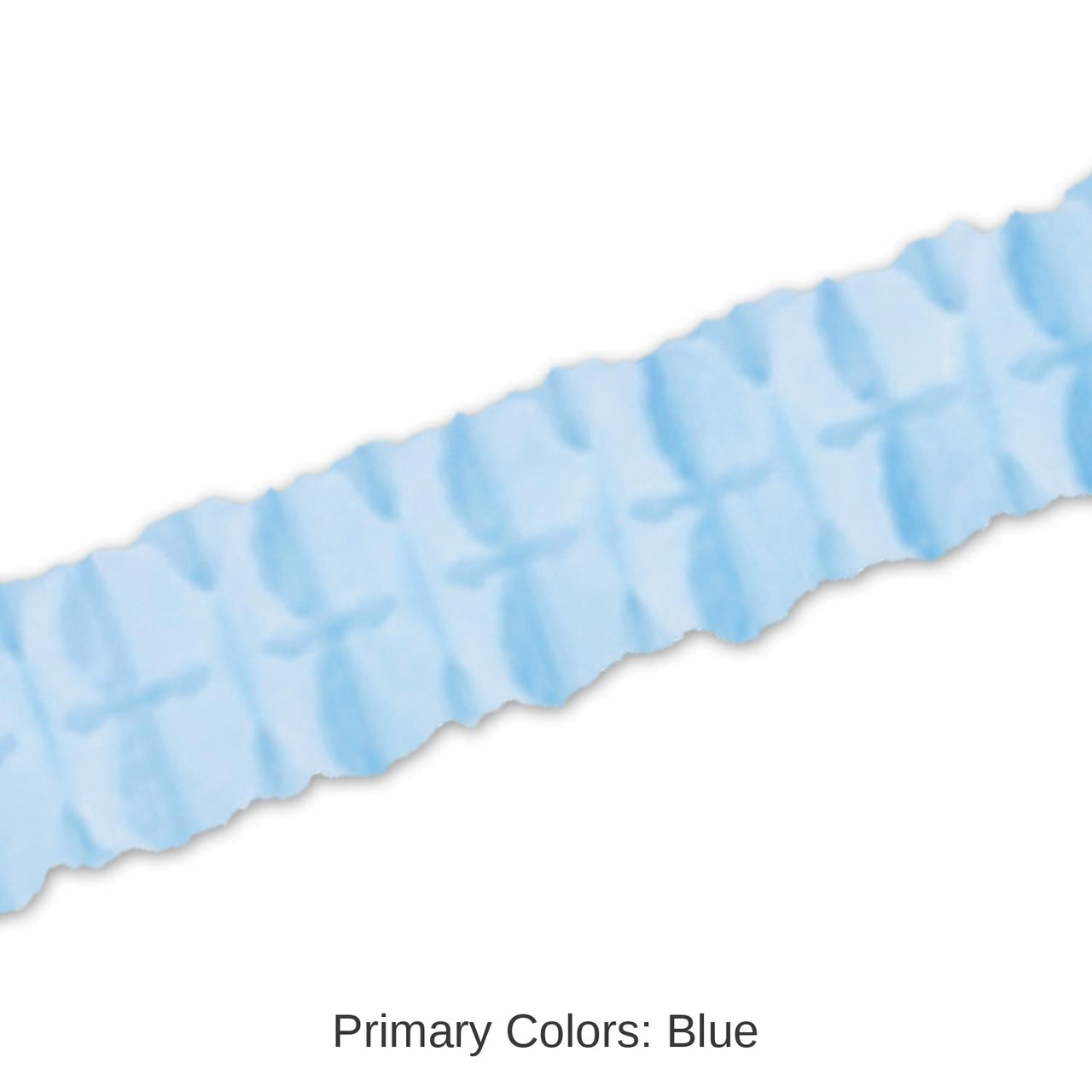12 Pack Bulk Packaged Party Leaf Garland - Light blue