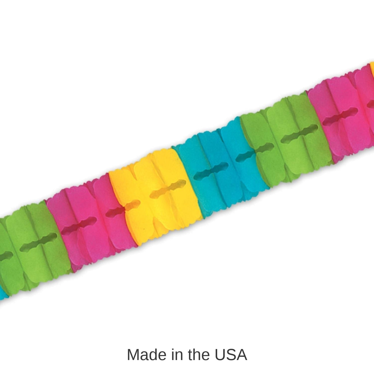 12 Pack Bulk Packaged Party Leaf Garland - neon