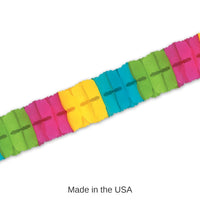 12 Pack Bulk Packaged Party Leaf Garland - neon
