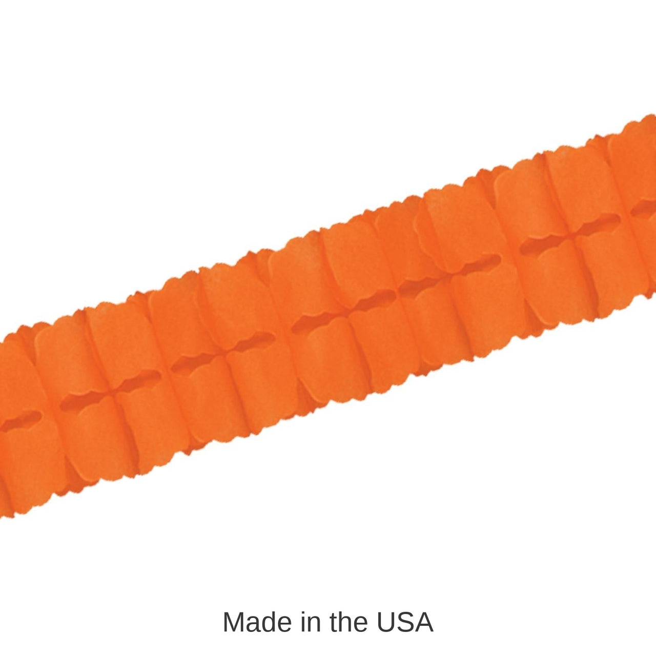 12 Pack Bulk Packaged Party Leaf Garland - orange