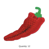 12 Pack Bulk Fiesta Tissue Chili Pepper