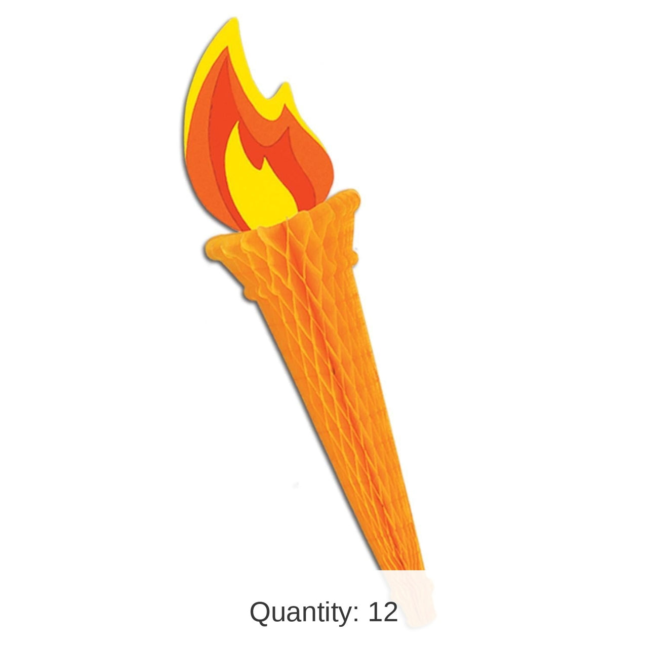 12 Pack Bulk Tissue Torch Decoration
