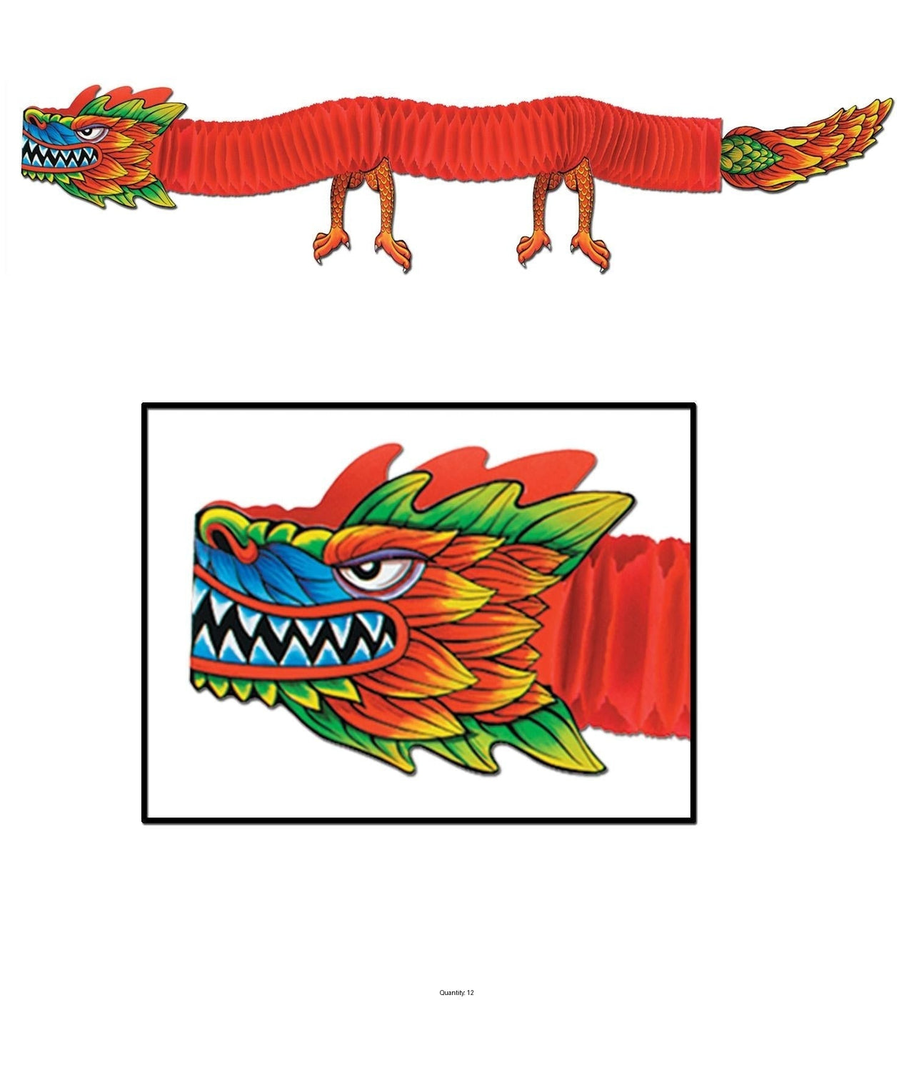 12 Pack Bulk Asian Tissue Party Dragon