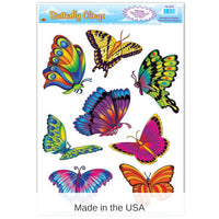96 Piece Bulk Butterfly Party Clings