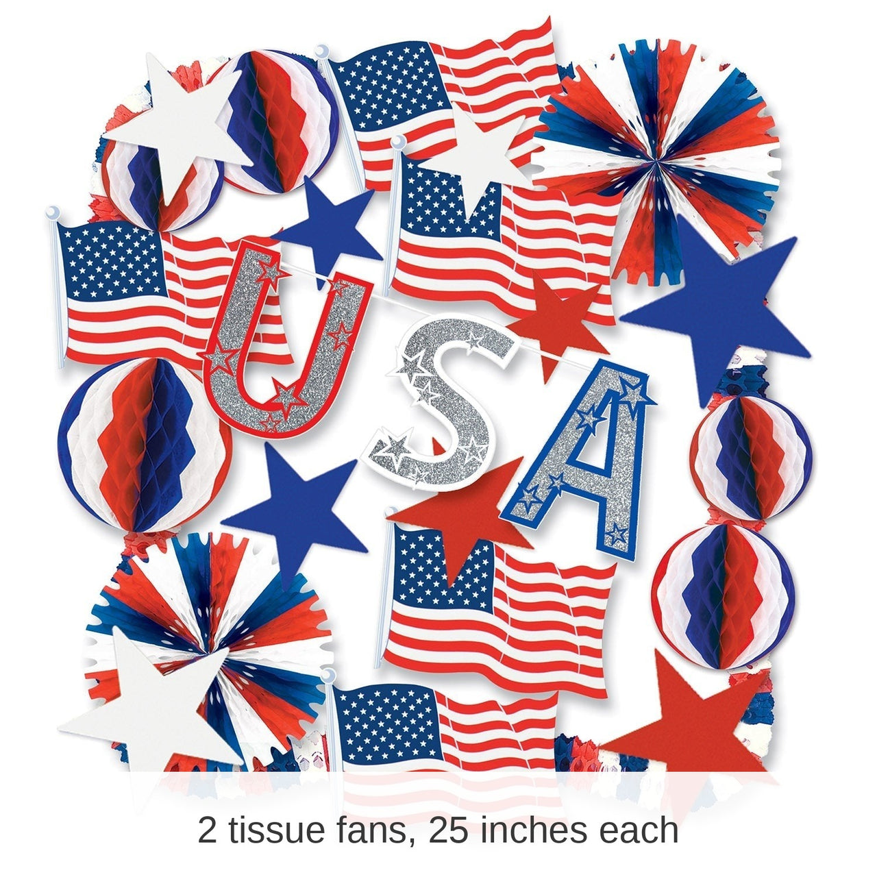 Patriotic Party Decorating Kit