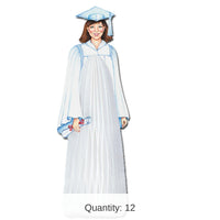 12 Pack Bulk Female Graduate Graduation Party Centerpiece