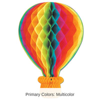 6 Piece Bulk Tissue Hot Air Balloon Party Decoration