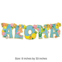 12 Pack Bulk Luau Party Aloha Streamer