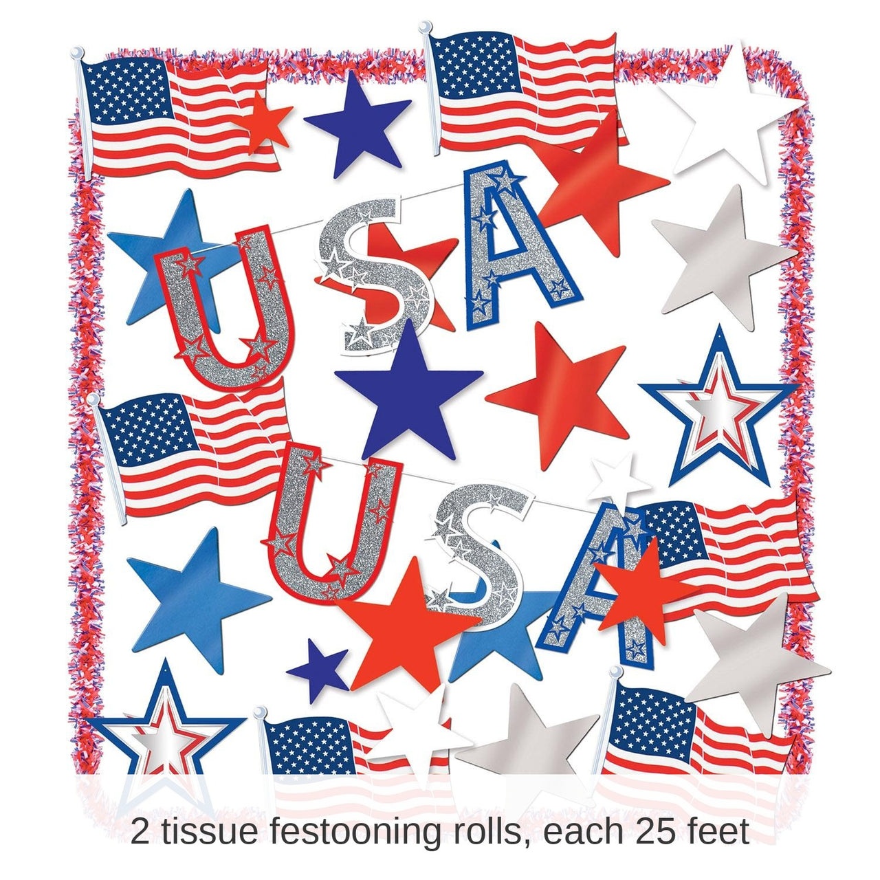 Patriotic Trimorama Party Kit