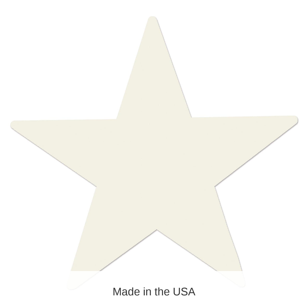 36 Pack Bulk 9" Foil Party Star Cutout- White
