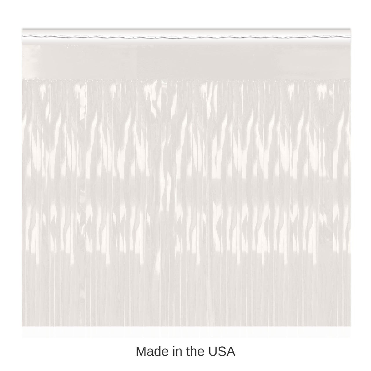 6 Pack Bulk 2-Ply Party Metallic Fringe Drape - white