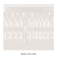 6 Pack Bulk 2-Ply Party Metallic Fringe Drape - white