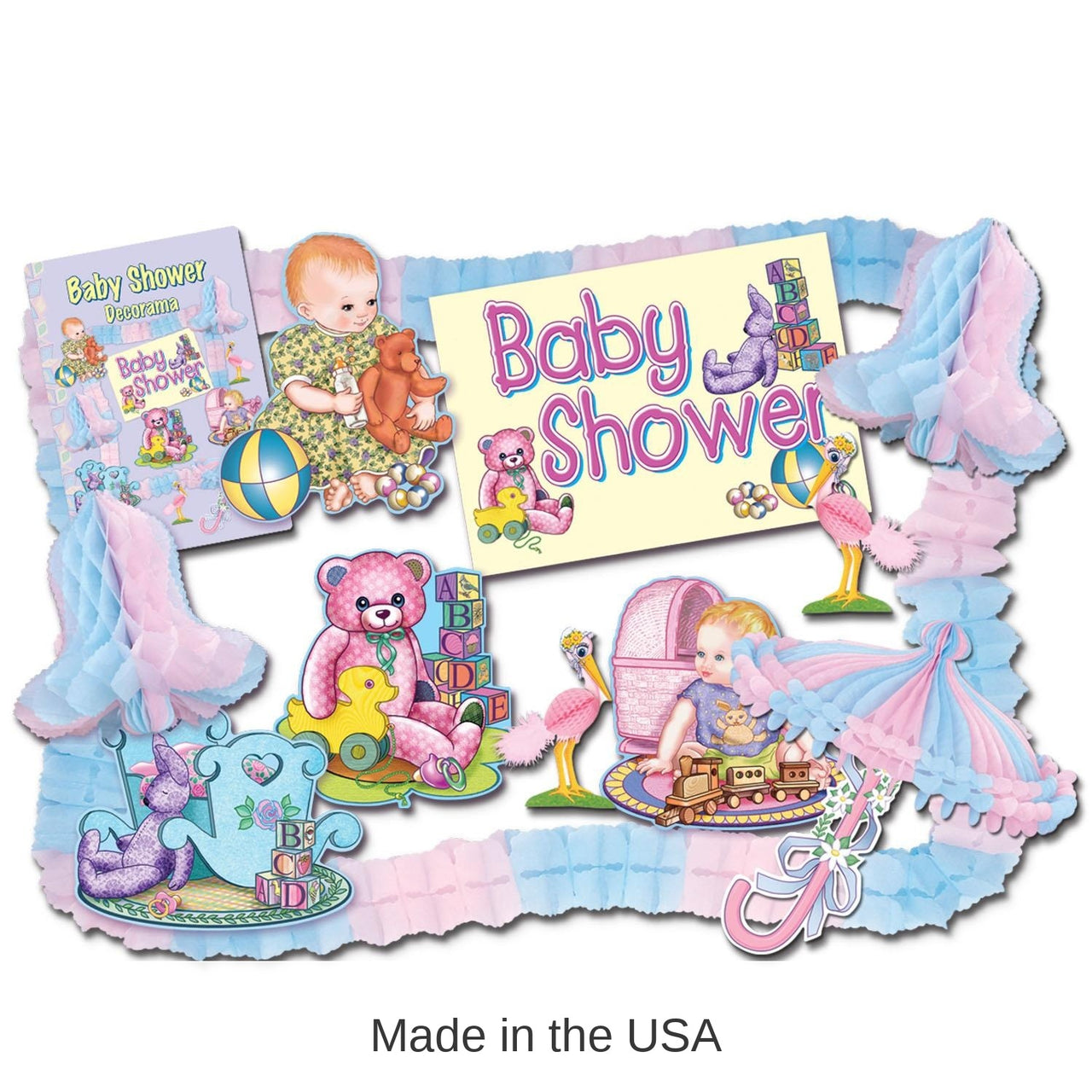 6 Pack Bulk Baby Shower Party Kit