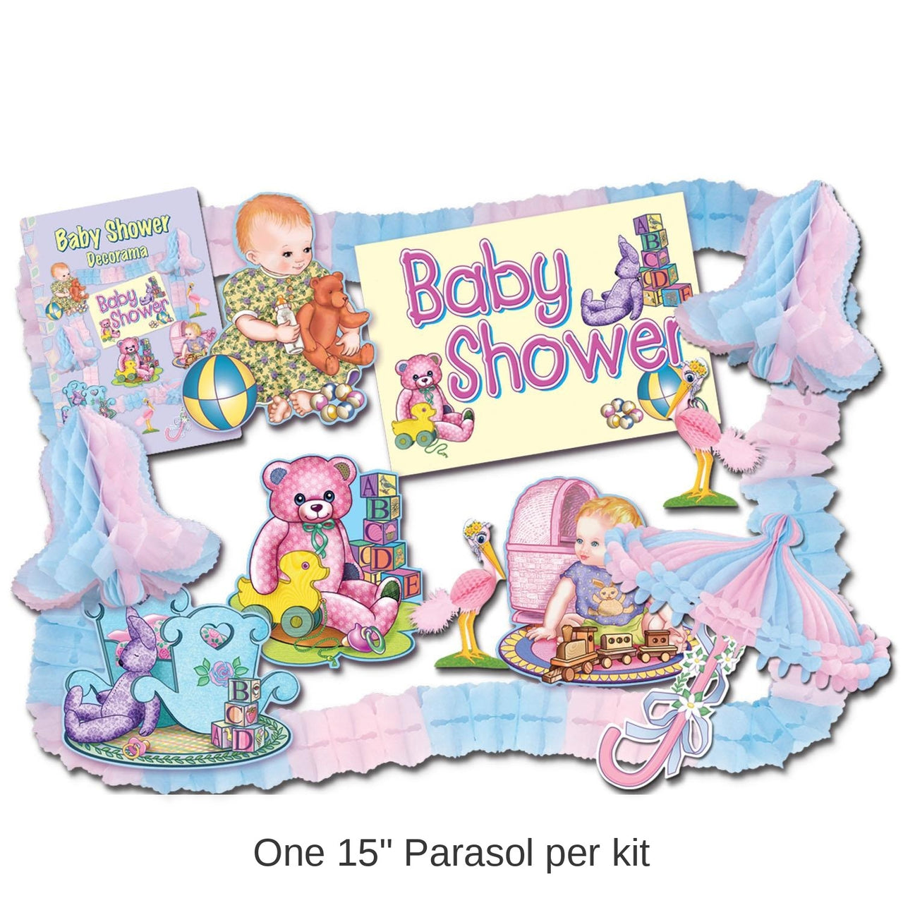 6 Pack Bulk Baby Shower Party Kit