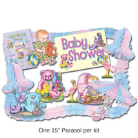 6 Pack Bulk Baby Shower Party Kit