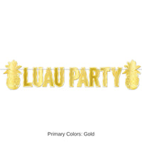 12 Pack Bulk Luau Party Foil Luau Party Streamer