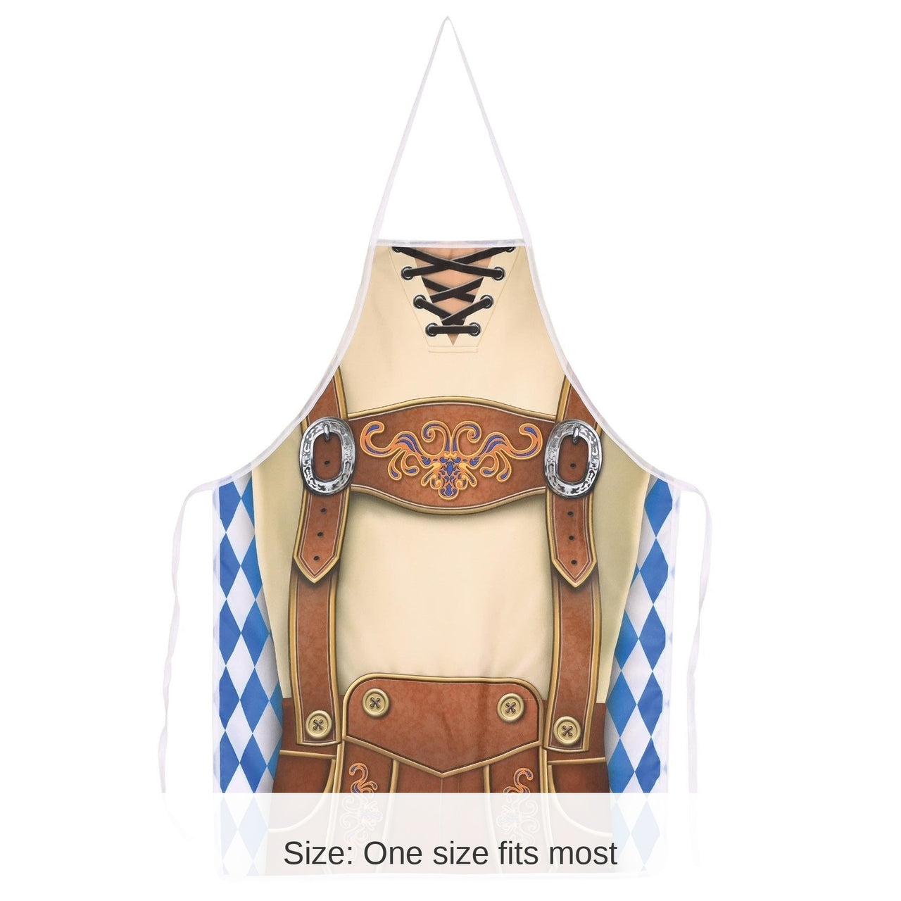 6 Pack Bulk Oktoberfest Polyester Fabric Novelty Apron
