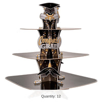 12 Pack Bulk Graduation Party Cupcake Stand