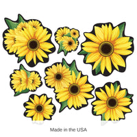 84 Piece Bulk Sunflower Party Cutouts
