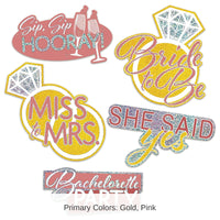 60 Piece Bulk Bachelorette Cutouts