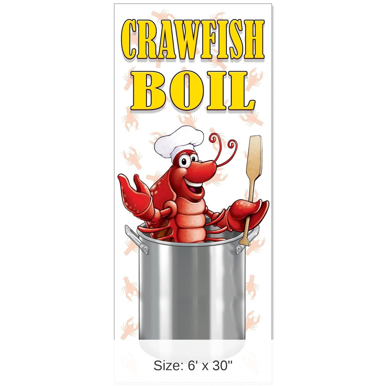 12 Pack Bulk Mardi Gras Crawfish Boil Door Cover