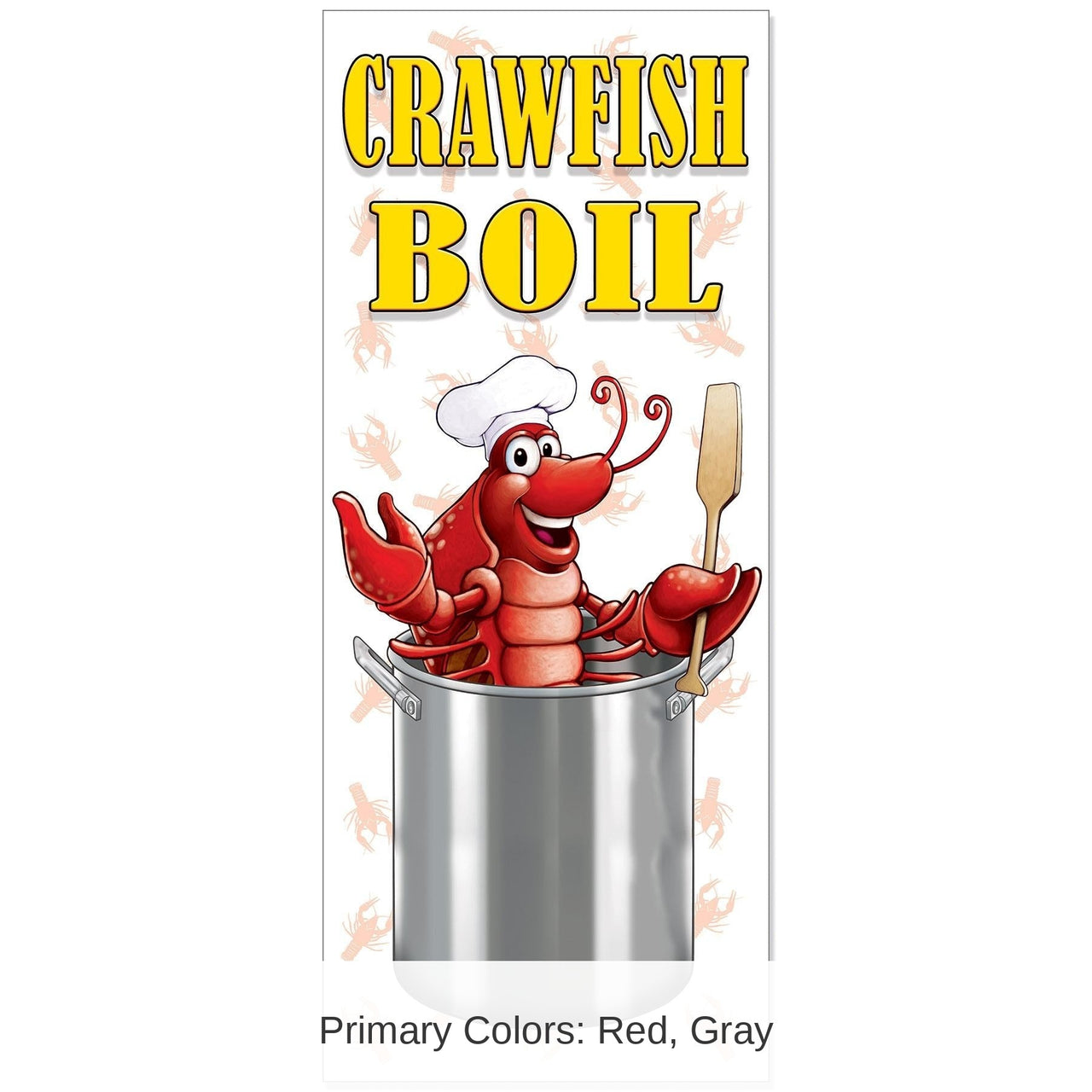 12 Pack Bulk Mardi Gras Crawfish Boil Door Cover