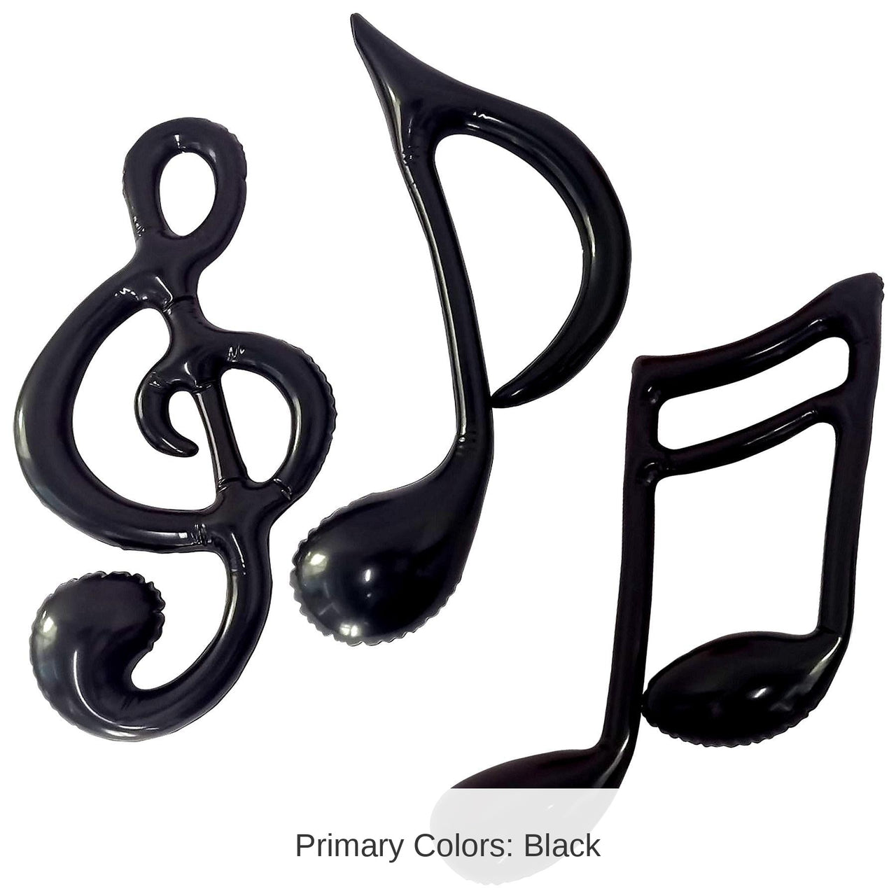 12 Pack Bulk Inflatable Musical Notes Party Set