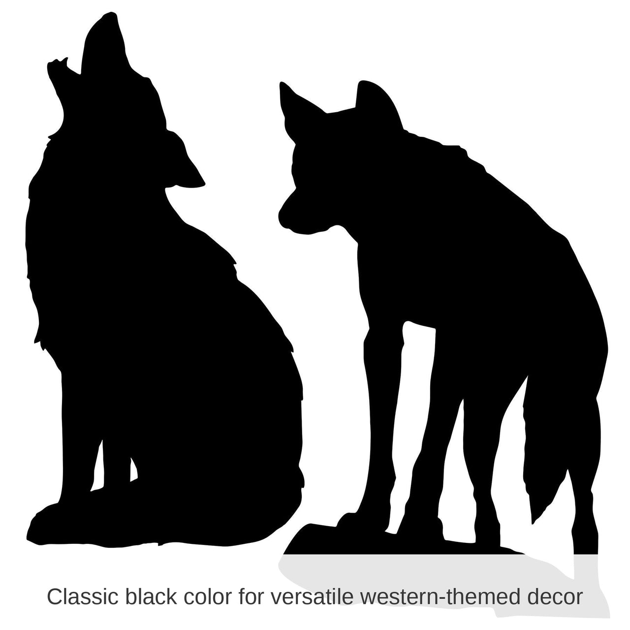 12 Pack Bulk Coyote Party Silhouettes