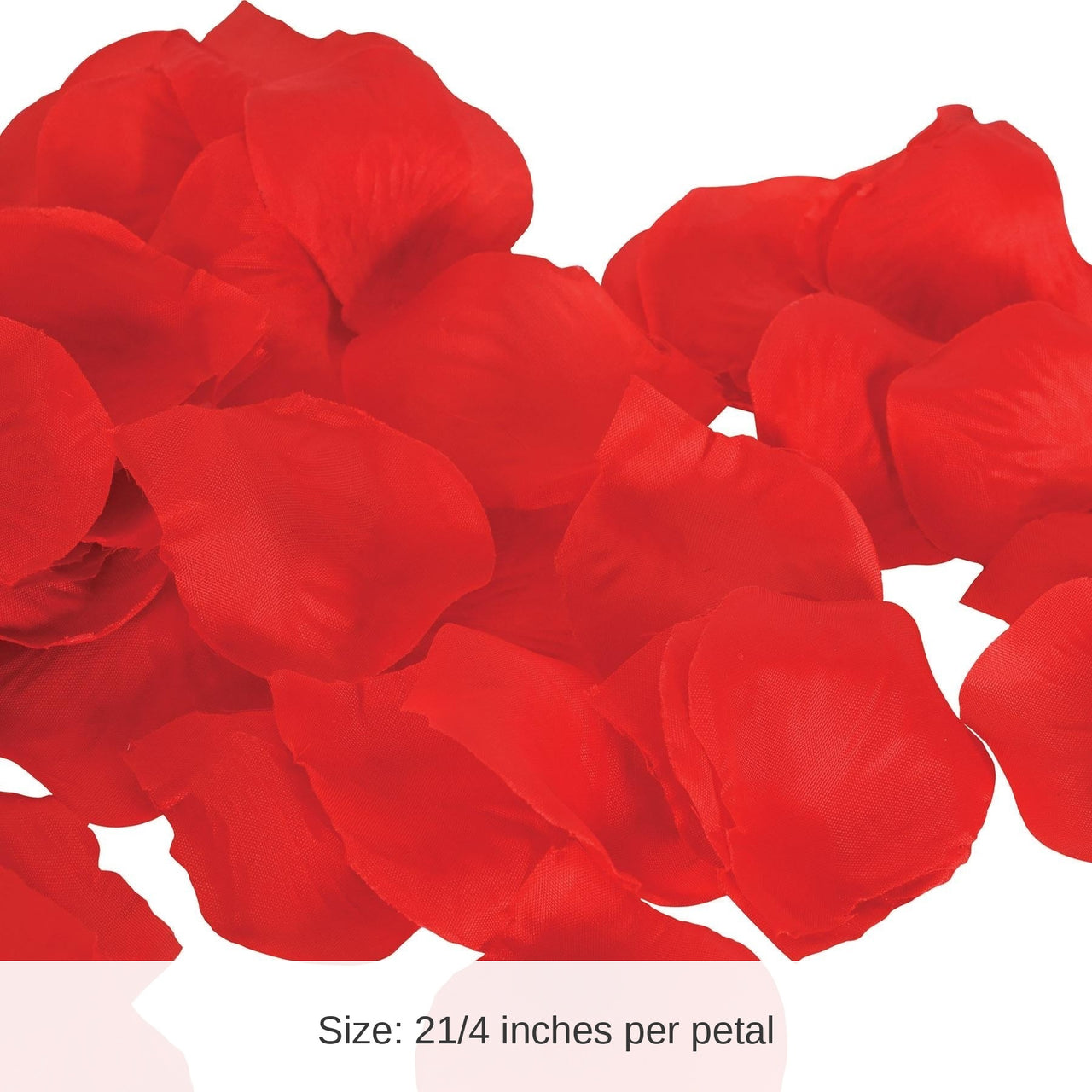 12 Pack Bulk Red Fabric Rose Petals