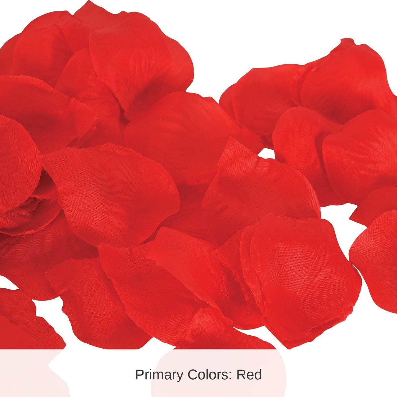 12 Pack Bulk Red Fabric Rose Petals