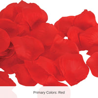 12 Pack Bulk Red Fabric Rose Petals