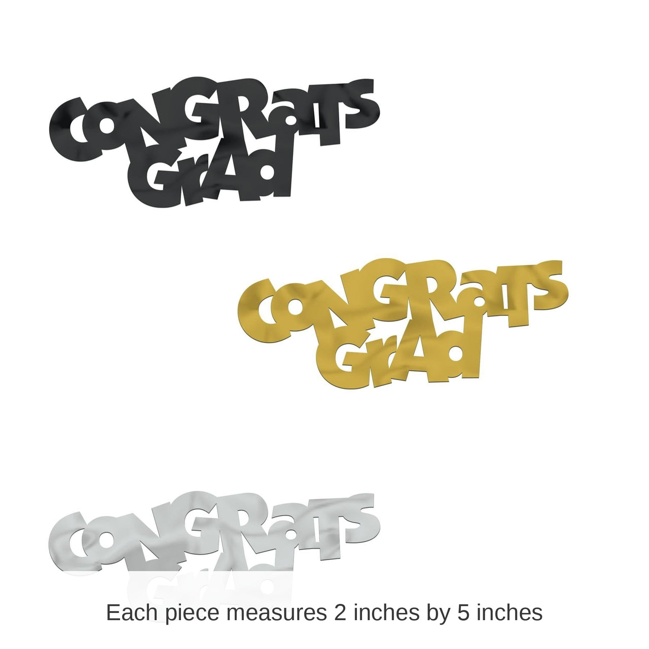 12 Pack Bulk Jumbo Congrats Grad Graduation Party Confetti
