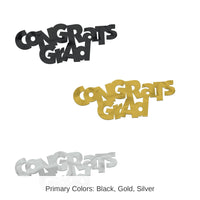 12 Pack Bulk Jumbo Congrats Grad Graduation Party Confetti