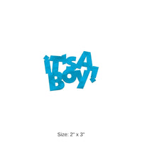 12 Pack Bulk Jumbo It's A Boy Confetti