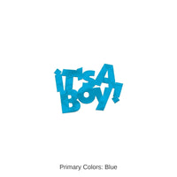 12 Pack Bulk Jumbo It's A Boy Confetti