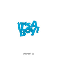 12 Pack Bulk Jumbo It's A Boy Confetti