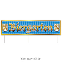 6 Pack Bulk Plastic Jumbo Oktoberfest Biergarten Yard Sign