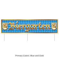 6 Pack Bulk Plastic Jumbo Oktoberfest Biergarten Yard Sign